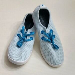 ALLBIRDS Mens Light Blue Sneakers with Blue Accents Size W10(wide)